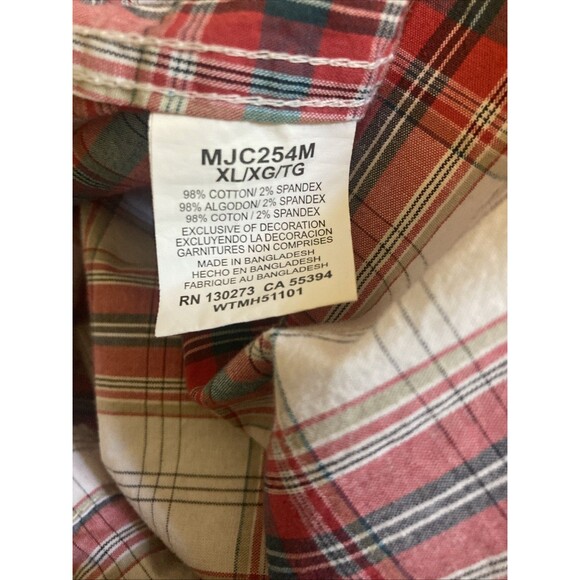 Wrangler 20X Competition Advanced Comfort Pearl Snap Shirt Men’s XL Flip Cuff - Picture 9 of 11